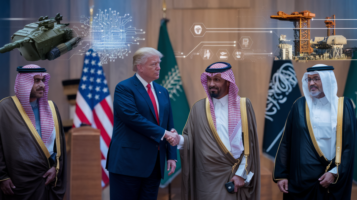 Trump Announces $600 Billion Deals with Saudi Arabia in AI and Defense