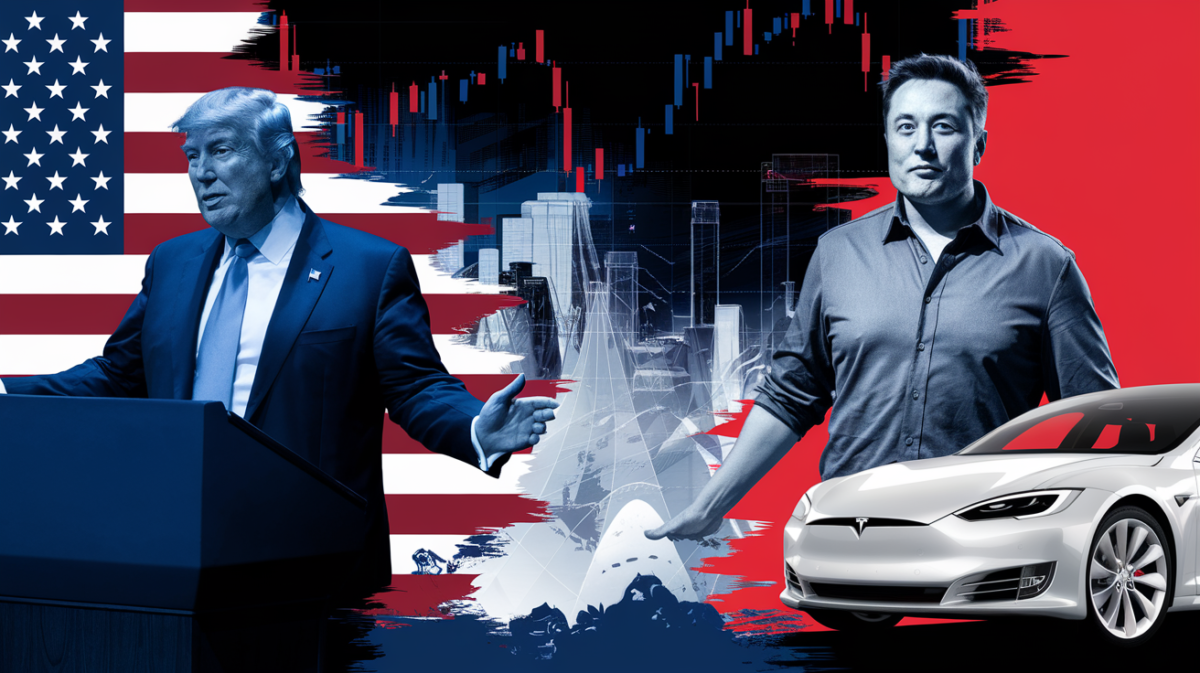 Trump-Musk Feud Sparks Market Chaos as Tesla Shares Plunge