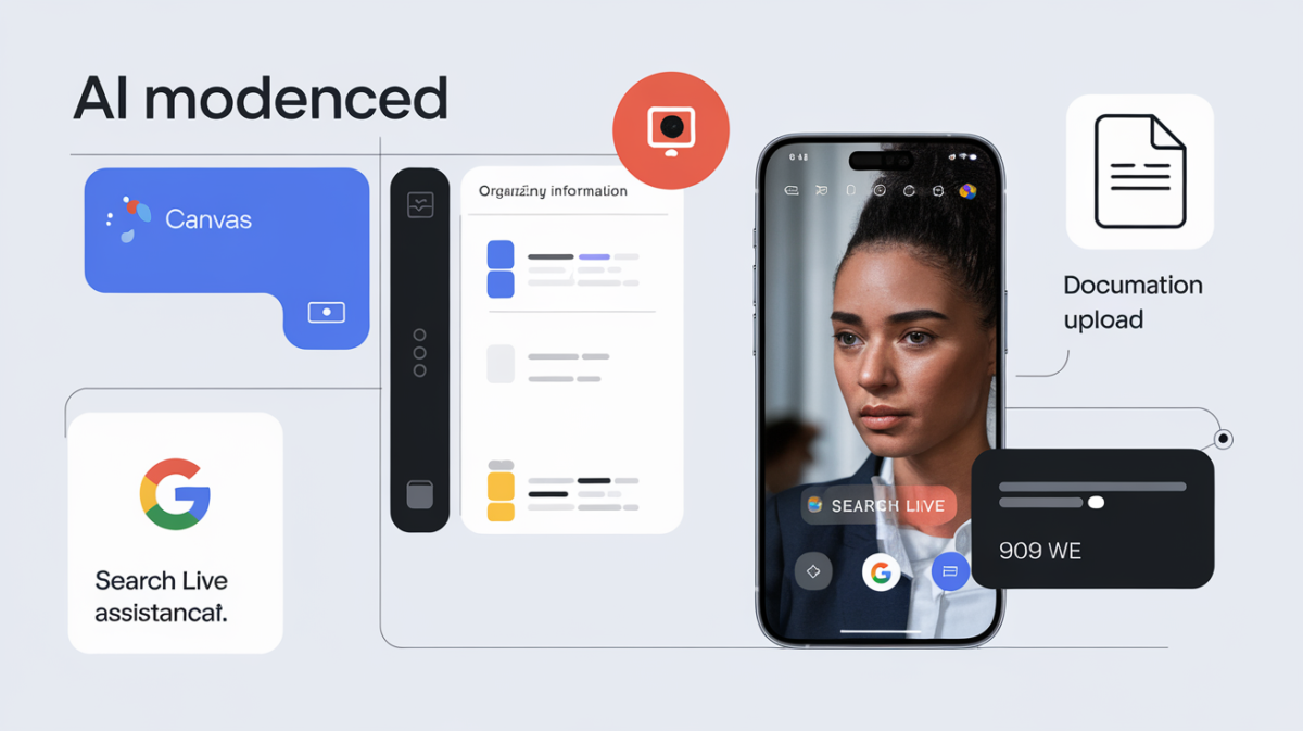 Google’s AI Mode Introduces Canvas, Real-Time Search Live, and More